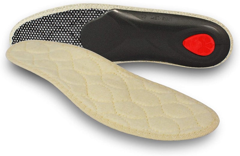 Pedag Viva Winter Insulating Insoles Made in Germany Heel Cushion Longitudinal Metatarsal Arch Support Boost Warmth Comfort 1 Pair Women US 6 EU 36